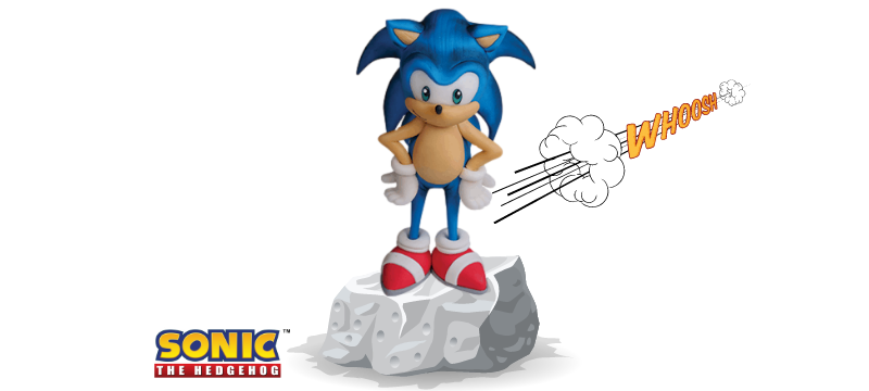 Sonic – Fondant Cake Topper Tutorial